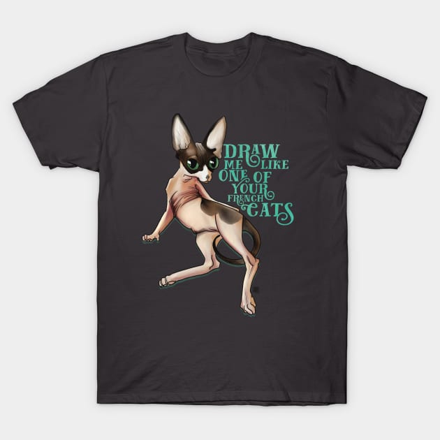 Draw Me Like One Of Your French Girls T-Shirt by TreemanMorse